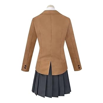 Amazon.co.jp: 桜島 麻衣 コスプレ衣装 制服 9点セット